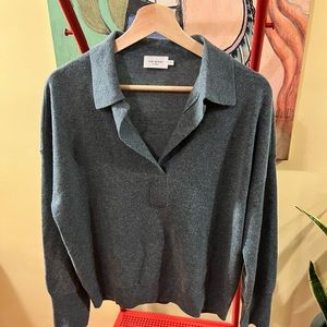 NWOT Reset Collared Cashmere Sweater